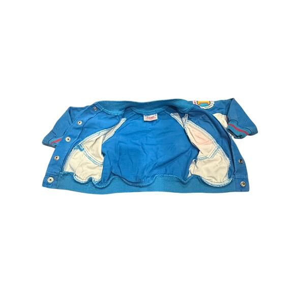 HTF Vintage 90s Thomas the Tank Engine Jacket 4T Patches Bomber Doe Spun Company - Picture 16 of 16